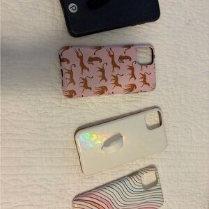 2 loopy, 2 Casely, and 1 rifle paper co iPhone 11 Pro Max cases